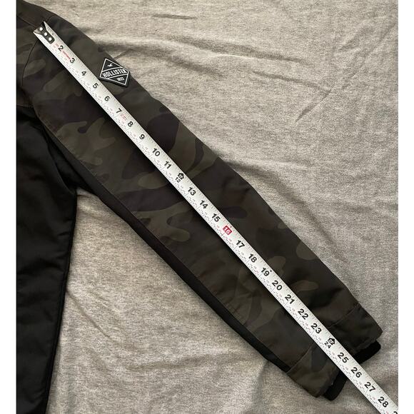 Hollister California Mens Size M All Weather Camo Black Jacket - Picture 14 of 16